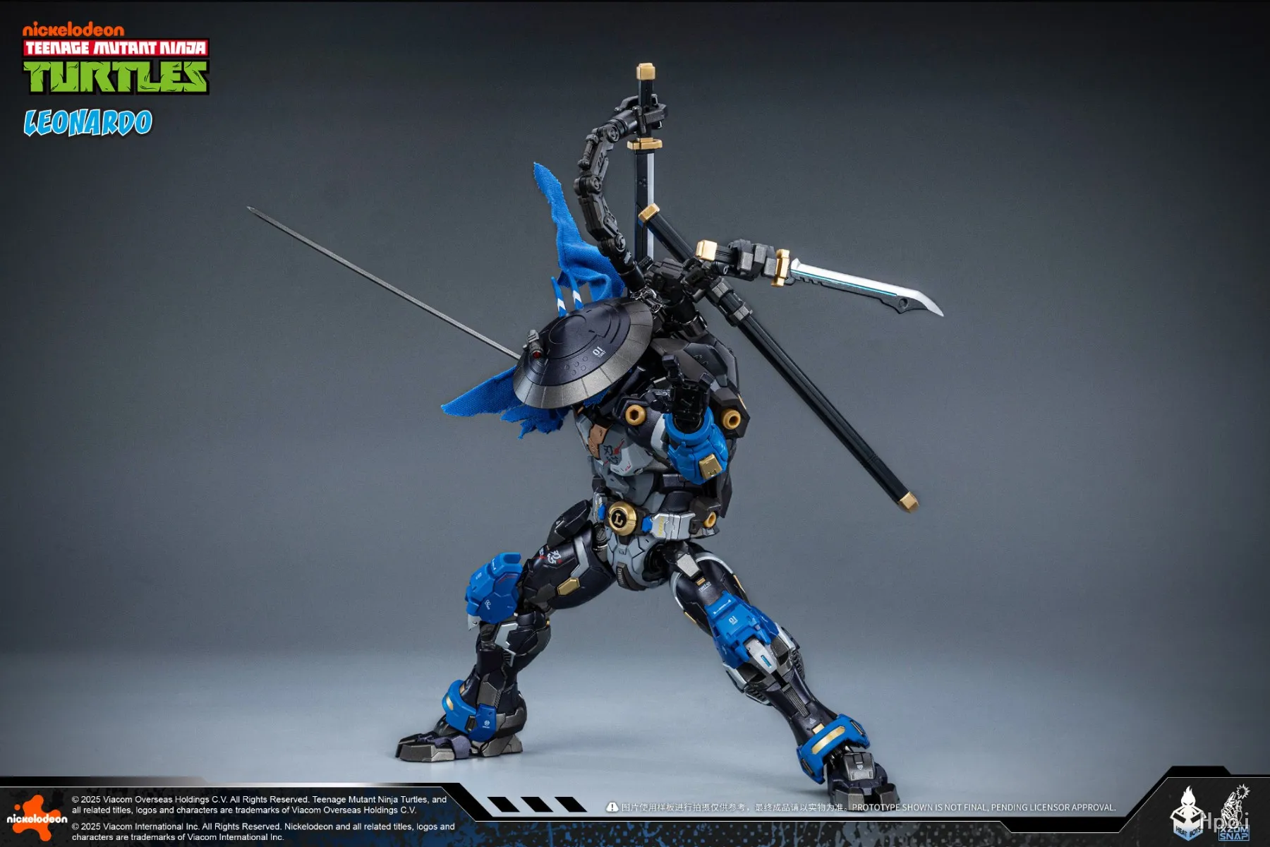 HeatBoys الأصلي سبيكة ميكا ليوناردو 40th الذكرى طبعة كمين العمل المنتج النهائي نموذج لجسم لعب للأولاد الهدايا