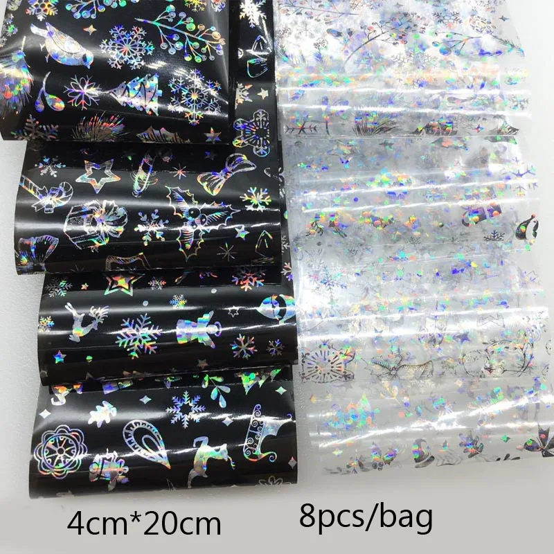 1 Box Shell Nail Foil Holiday Seaside Design Nail Transfer Foil Sticker Manicure Nail Art Decorations