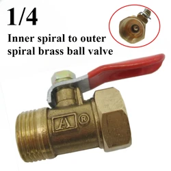 1PC Straight 1/4 Male To Female Pipe High Quality Pipe Ball Valve 1/4
