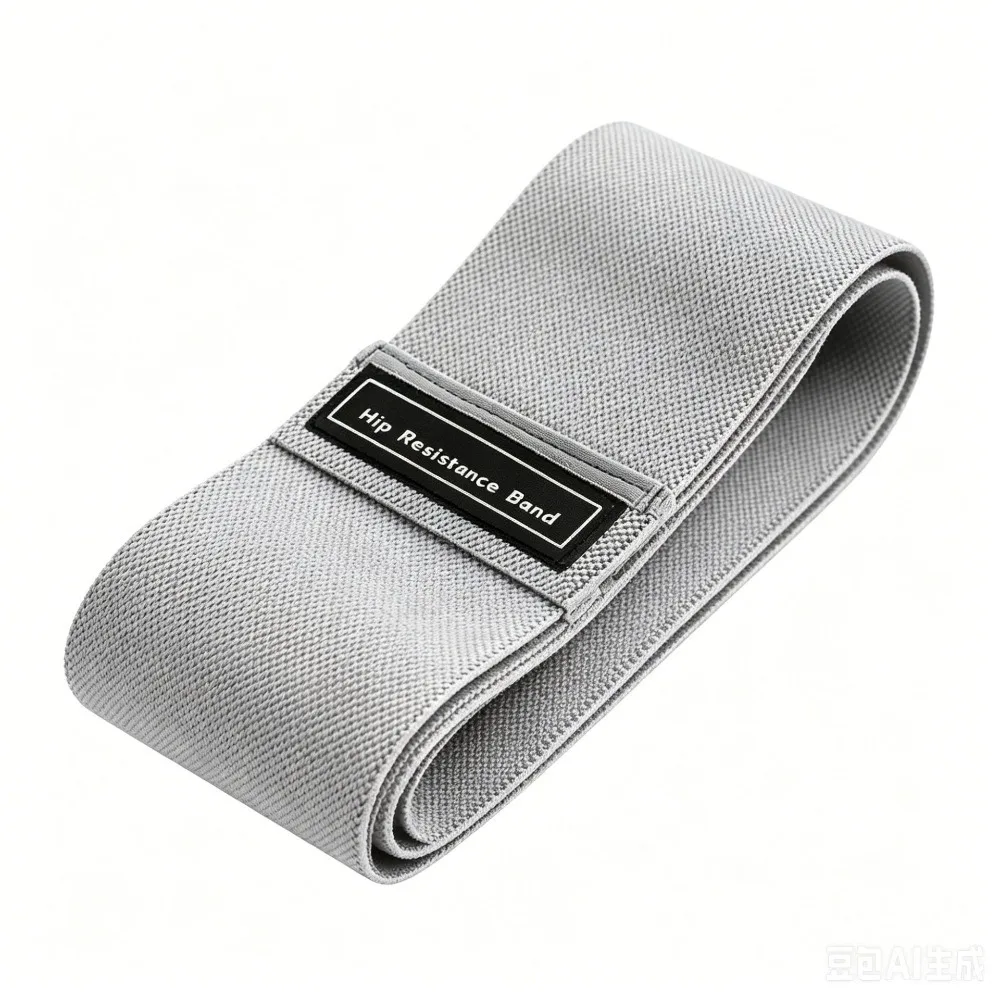Polyester Resistance Band Anti Rolling High Elasticity Hip Band Stretch Resistant Thickened Design Fitness Band Leg Shaping