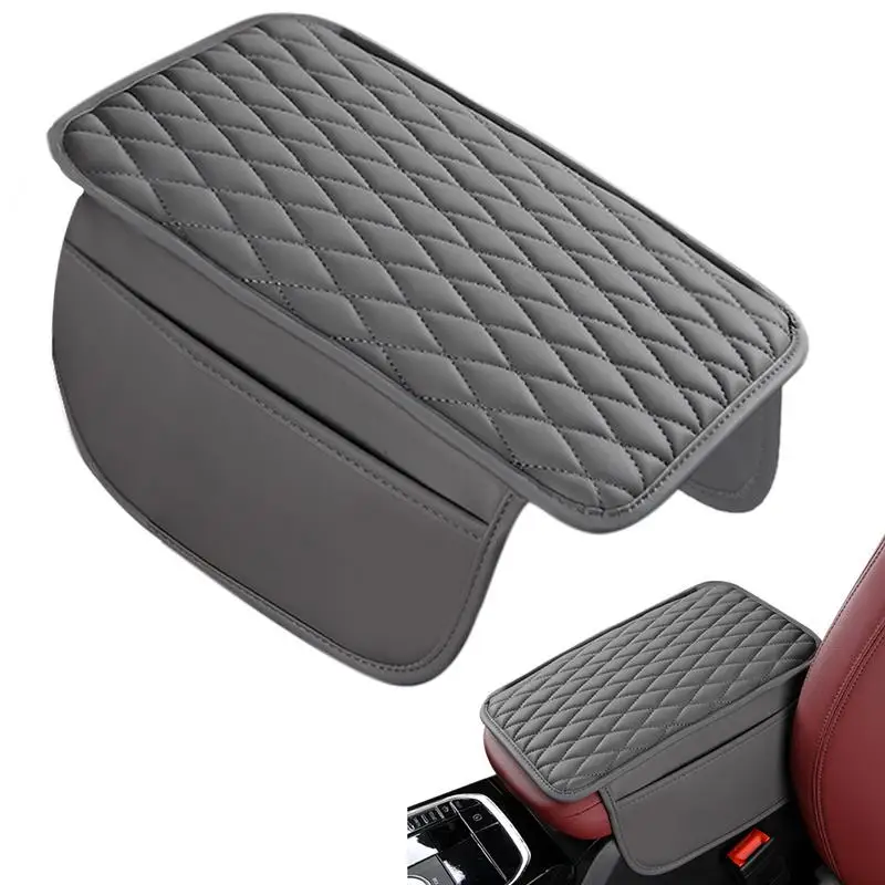 Car Arm Rest Cushion Universal Center Console Protection Cover Anti Scratch Auto Armrest Box Pad with Storage Pocket