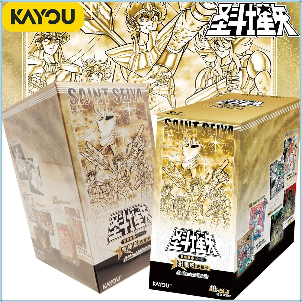 kayou-genuine-saint-seiya-anime-collection-cards-shiryu-hyoga-comic-version-series-theme-unique-character-cards-fun-toys-gifts