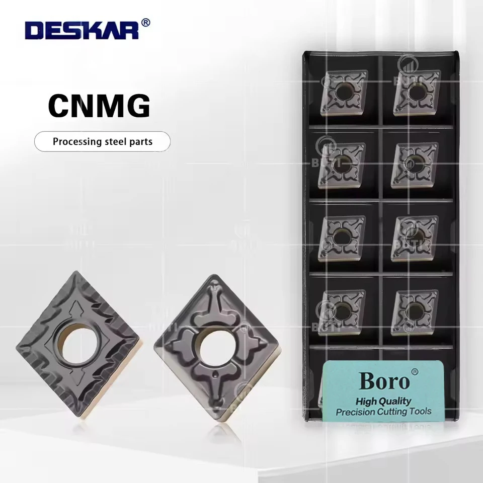 

Turning Blade TNMG160404 160408 160412 CQ TM CNC Lathe Carbide Inserts Two Tone Metal Cutting Tool Material DESKAR 100% Original