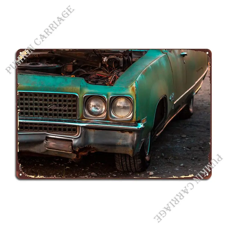 

Classic Car Metal Sign Bar Cave Designing Garage Tin Sign Poster