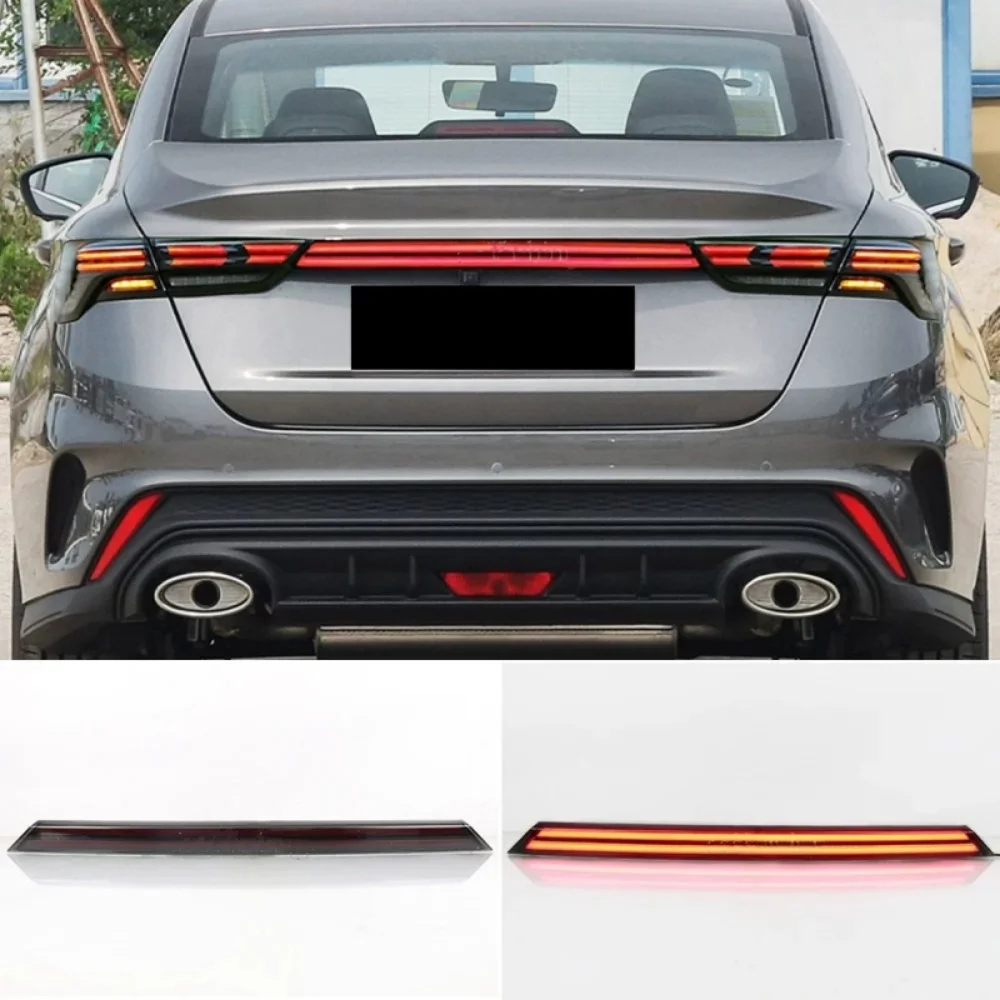 Through lamp Rear Center Car Light for Geely Binray cool 2022 convert backup light Brake Light Turn signal
