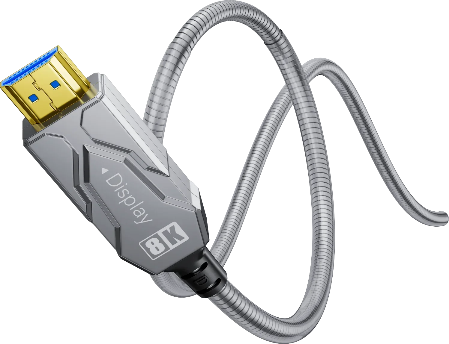 DTECH Ultra High Speed 8K HDMI Armored Fiber Cable 10M 20M 30M 50M 100M for PlayStation 5 Projector Application in Color Box