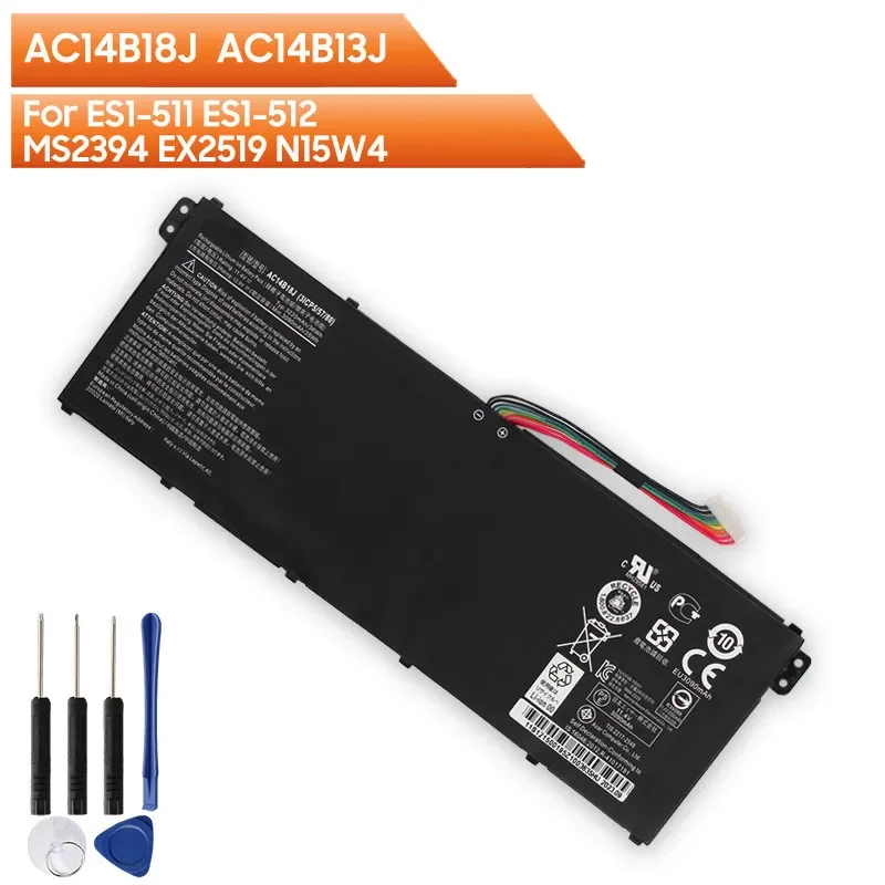 

Original Replacement Battery AC14B18J AC14B13J For Acer MS2394 EX2519 N15W4 V3-111P CB3-531 Aspire E11 ES1-311 ES1-511 ES1-512