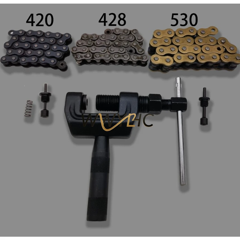 Suitable for Motorcycle Chain Removal Tool Chain Unloader Chain Cutter 420/428/530 Unloader