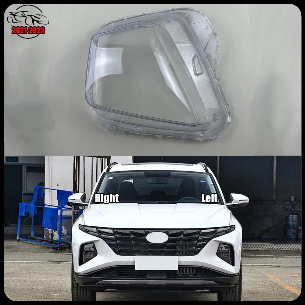 

For Hyundai Tucson 2021-2023 Domestic Headlight Cover Transparent Mask Headlamp Lamp Shell Lens Replace Original Lampshade