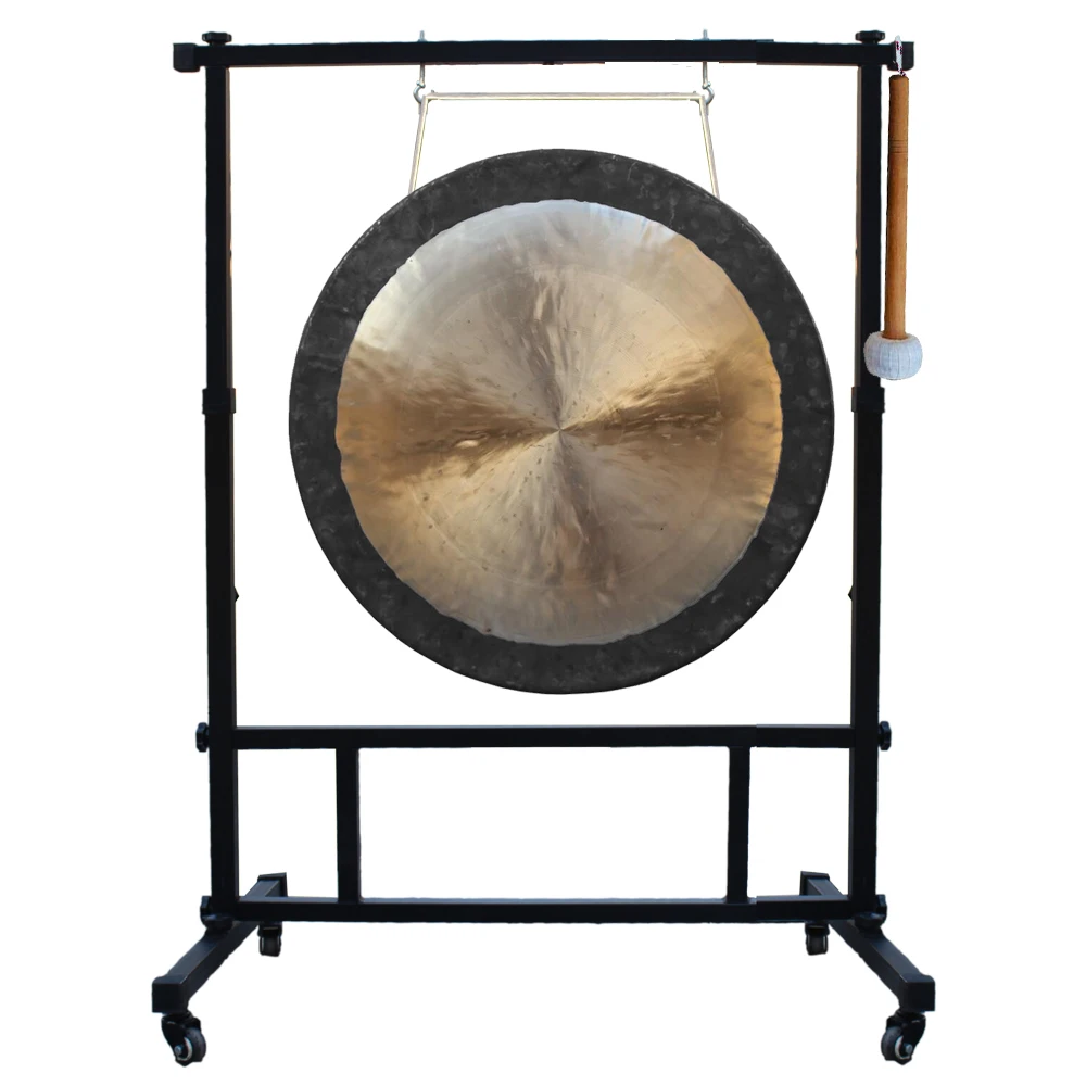 Arborea Portable 14 inch 35 CM Deep Wave Gong for Gong Bath