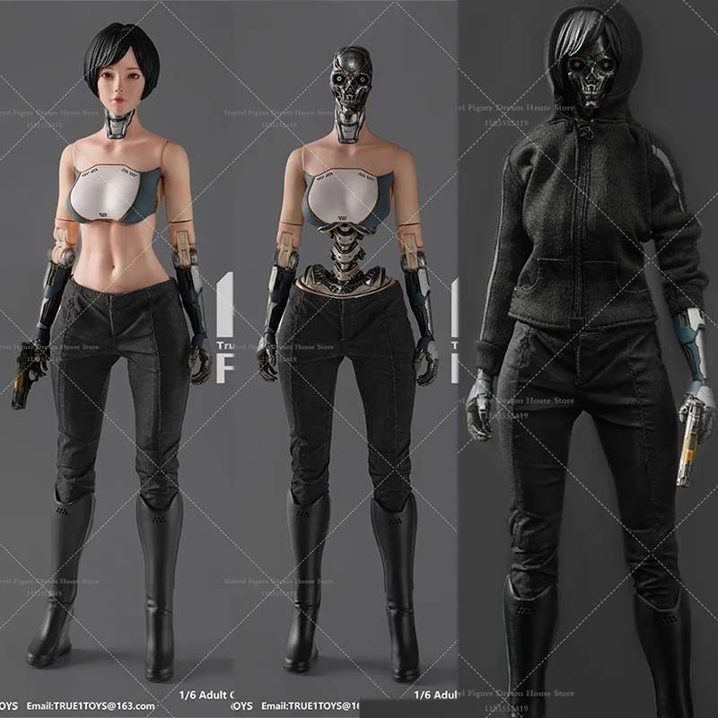

True1Toys FT0830 1/6 Scale Ala Cyberpunk Science Fiction Future Mechanical Style 12-inch Full Set Action Figure Female Soldier