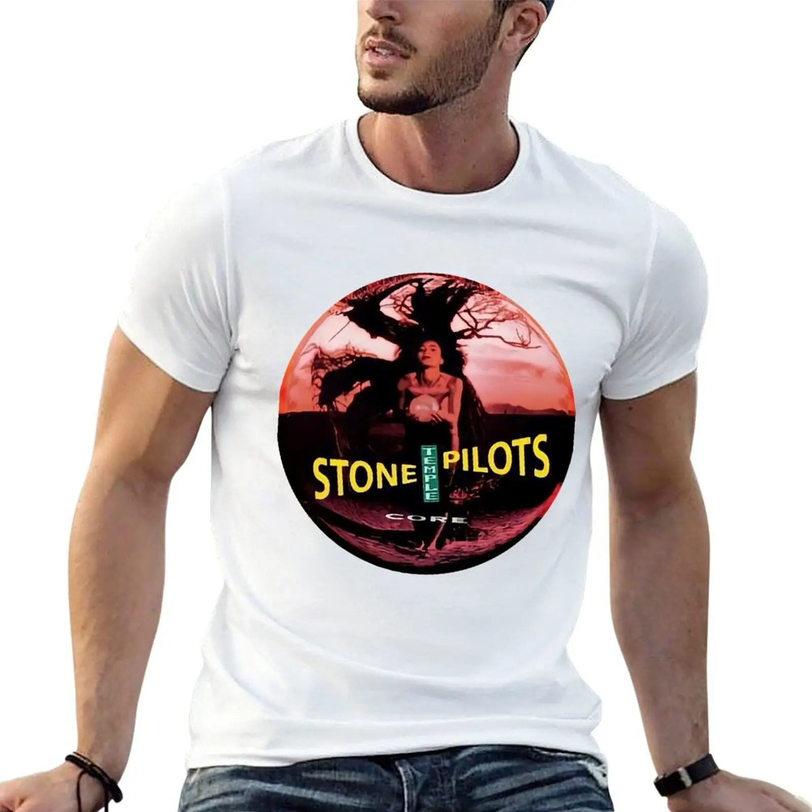 Stone temple pilots Classic Classic Rock T-Shirt t shirt man plain t shirts for man graphic vintage T-Shirt