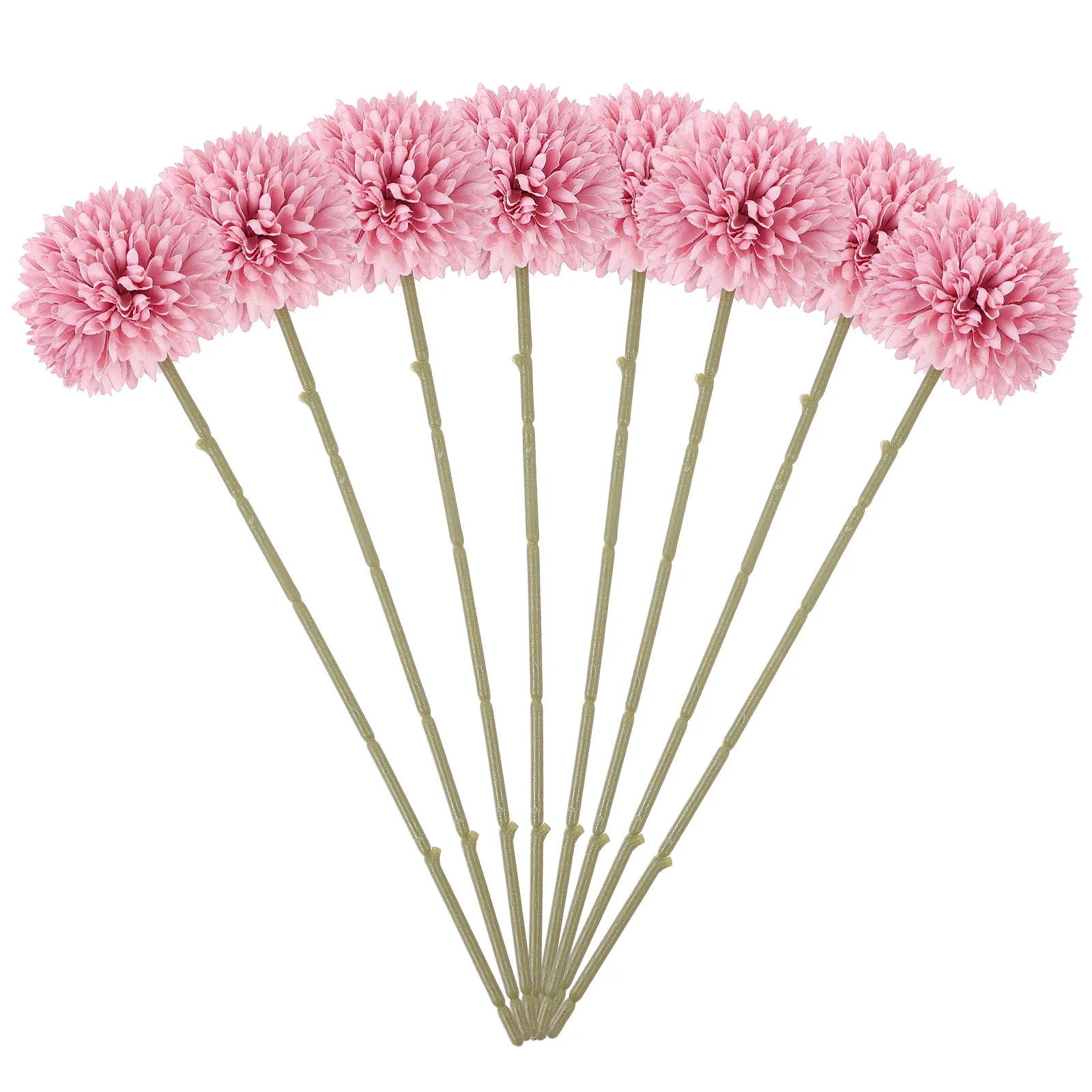 

8 Pcs Simulated Chrysanthemum Set Artificial Chrysanthemums Flowers Wedding Ball Hydrangea Faux Bouquet Balls Silk
