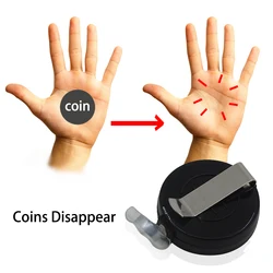 Magic Coins Disappear Muffled Device Tool Silencing Magic Device Money Disappearing Magic Tricks Vanishing Prop Easy to do