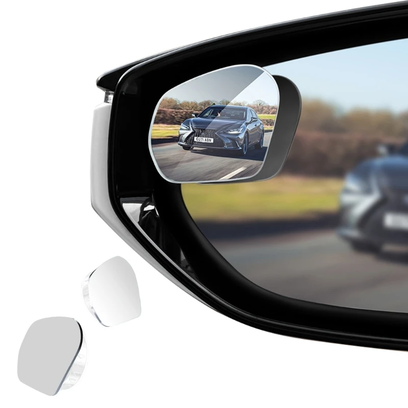 Car Blind Spots Rear View Glass Wide 360 Degree Adjustable Small Glass Car Reverse Auxiliary Rearview Glass