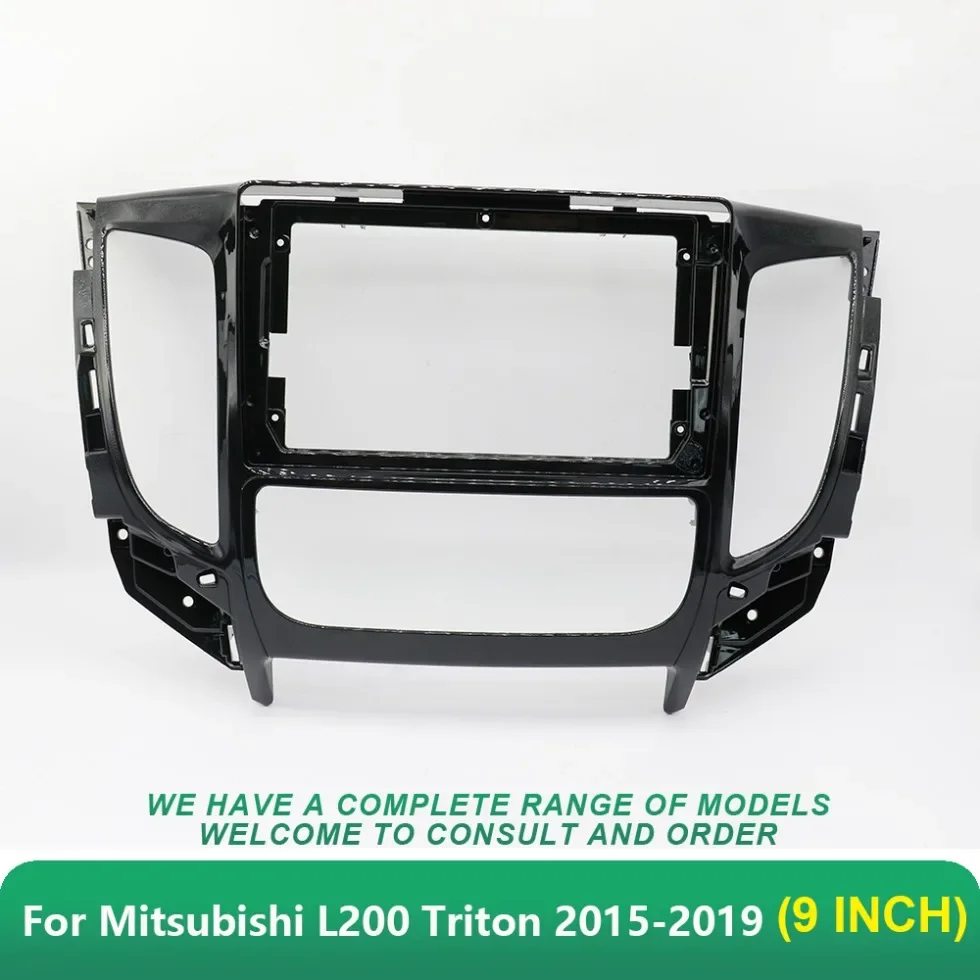 

Car Audio Fascia Frame Dvd Player Radio Stereo Gps Navigation Panel for Mitsubishi L200 5 Triton 3 Auto AC 2015-2019