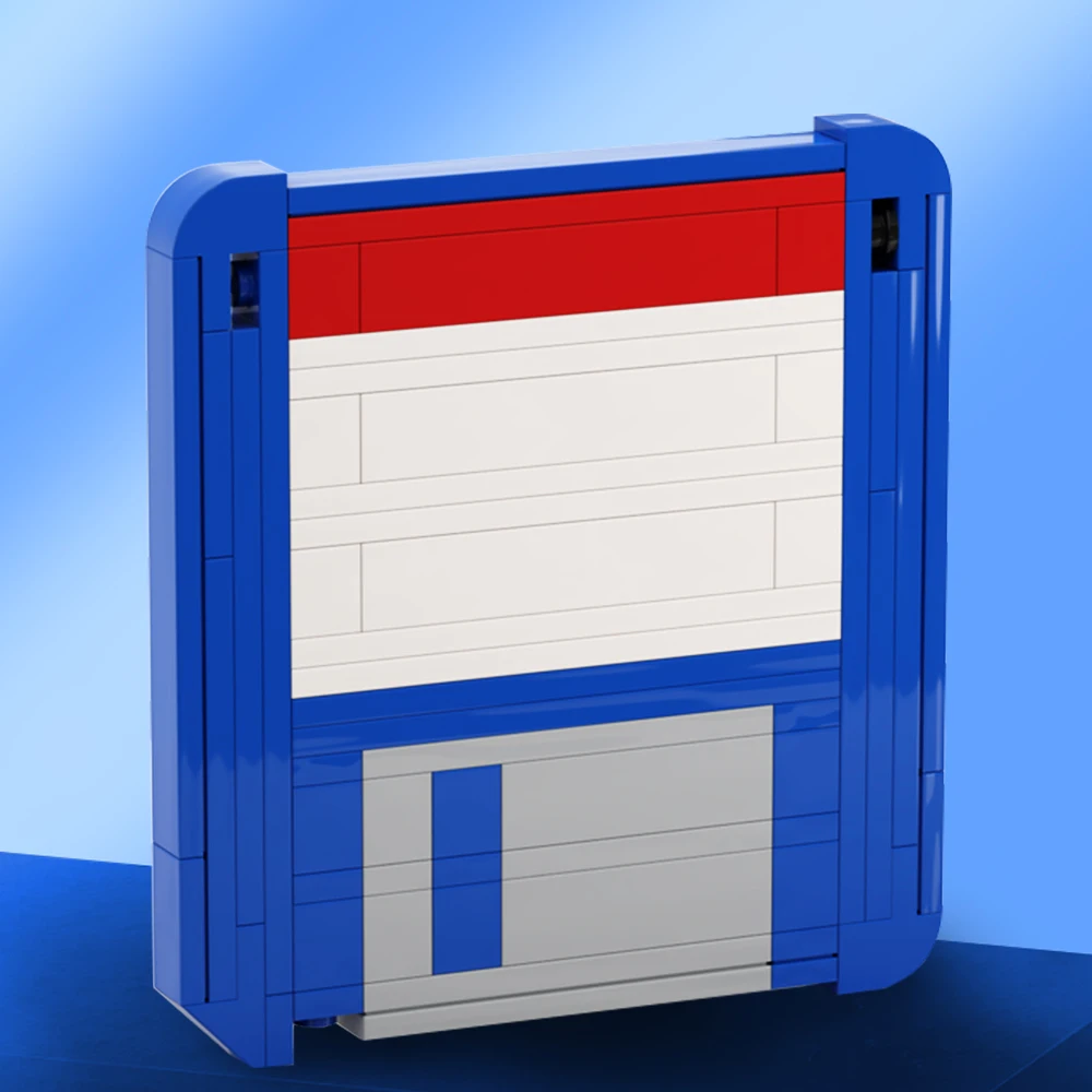Gobricks MOC Idea CD Drive Save Icon Floppy Disk Update Building Block set DVD Burning Model Education Brick Toy Children Gift