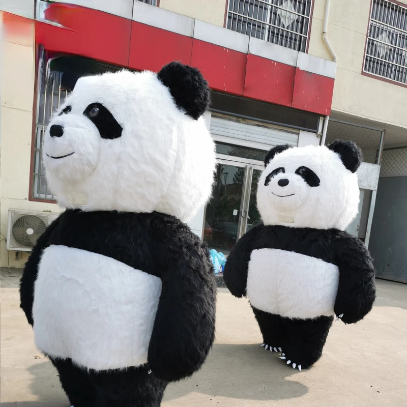 Plump Inflatable Giant Panda Doll Plush Cartoon Walking Propaganda Performance Inflatable Bear