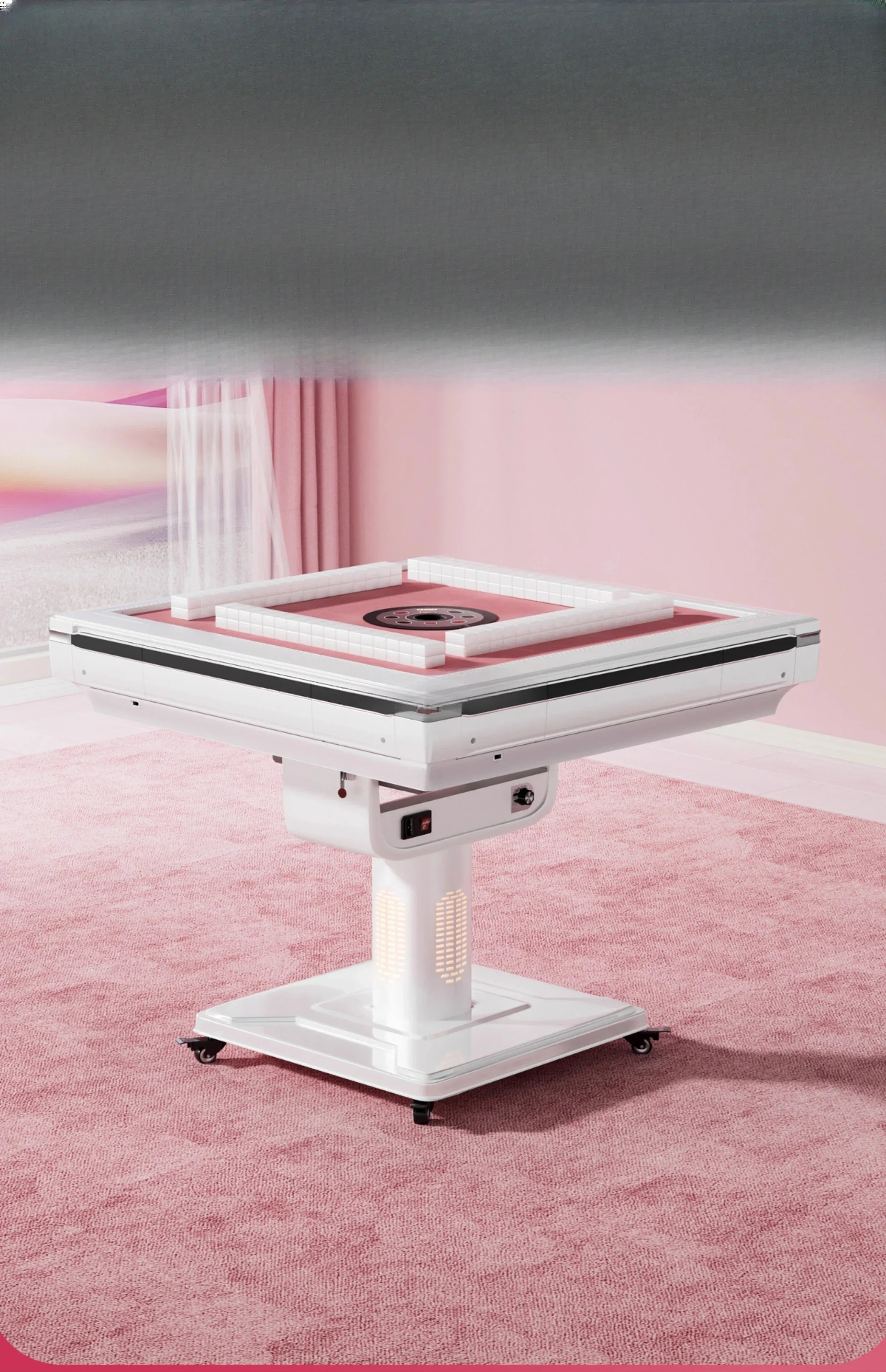 Household folding mahjong machine, automatic heating, electric bass mahjong table