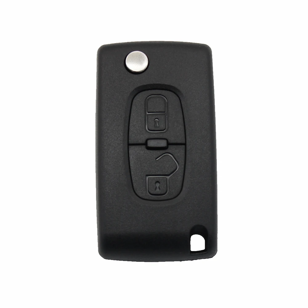 Xinyuexin Flip Car Key Shell Case for Peugeot 4007 ET 4008 for Citroen C-Crosser C4 Aircross Car Accessories