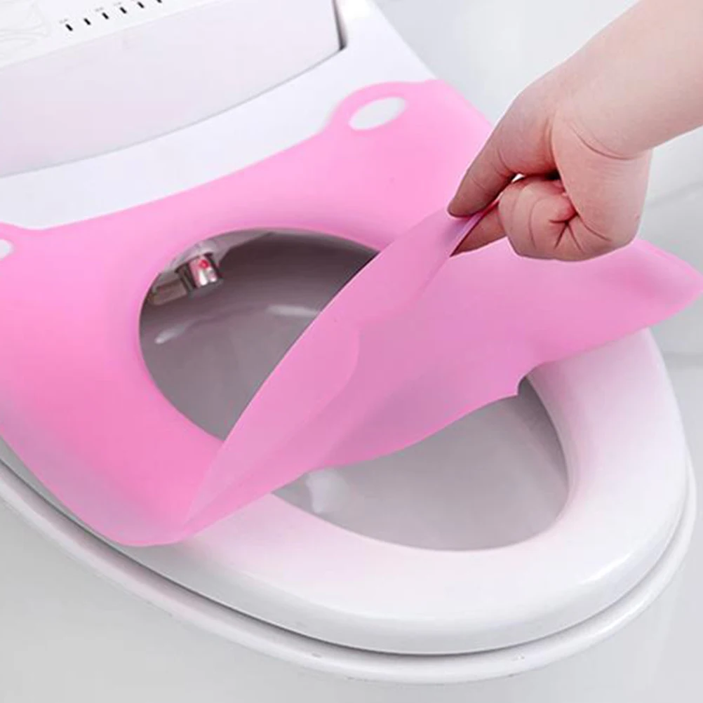 

Foldable Toilet Pad Warm Bathroom Accessories Thicken Mat Thicken Toilet Mat Closestool Potty Winter Comfort