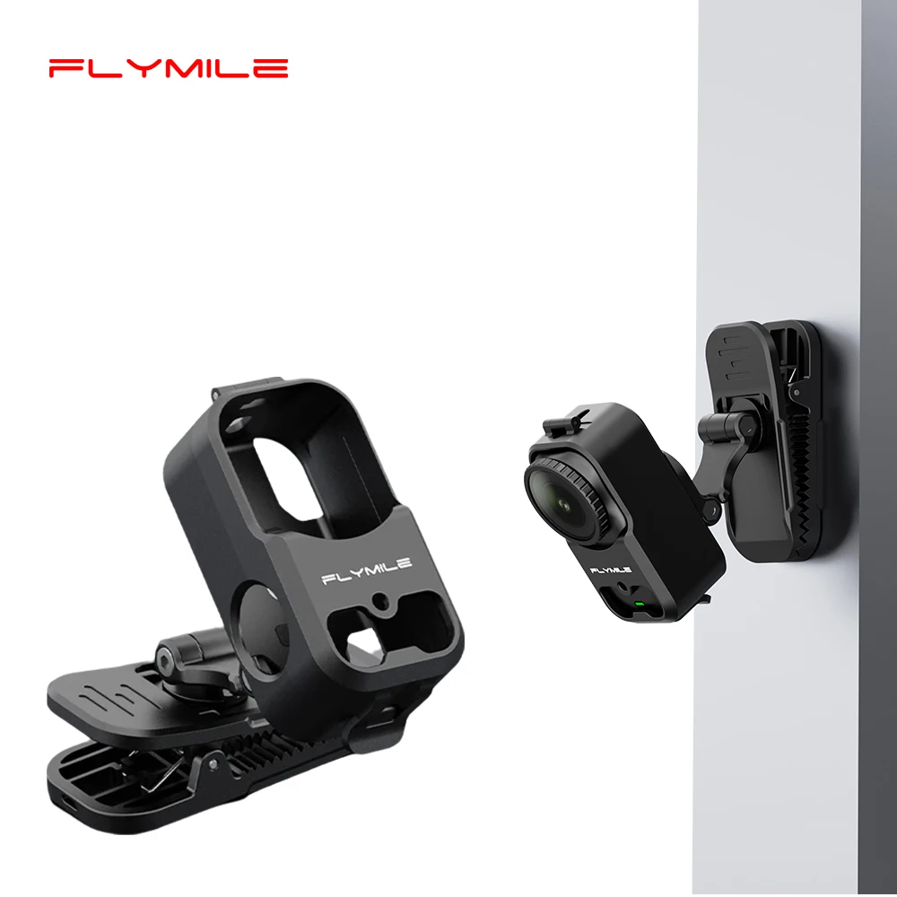 Flymile Magnetic Backpack Holder for DJI OSMO Nano Accessories 360° Rotary Shoulder Belt Mount for Outdoor Video Photography