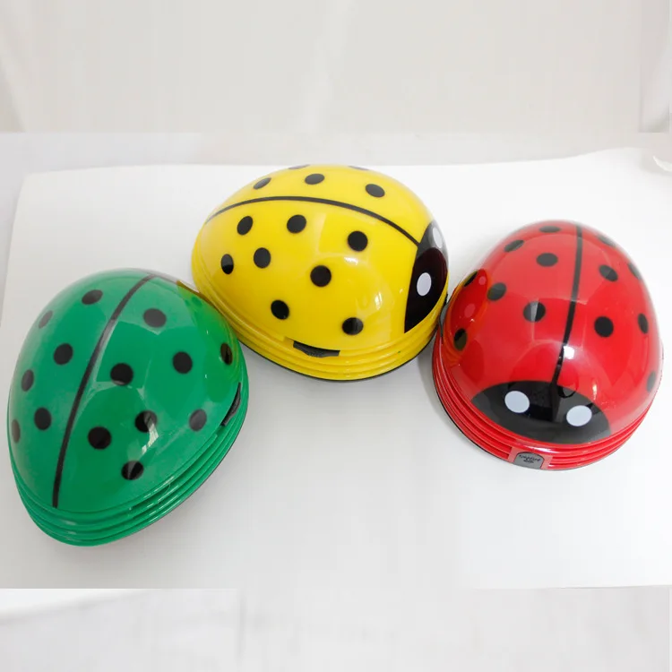 Mini vacuum Table Vacuum Cleaner Ladybug dust Cleaner Desktop Coffee  Dust Collector For Home Office Desktop cleaning