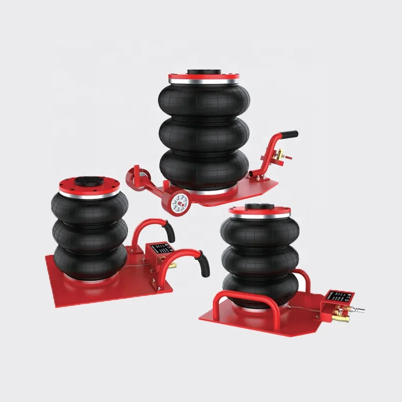 

Foldable 3t Air Jack Pneumatic Lifting Tools Rubber Lifter Car Lifting Portable Jack 3 Ton Handheld Type Three-Layer Airbag Jack
