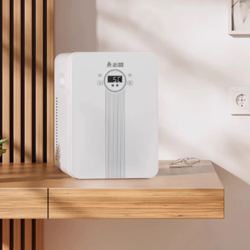 Dwufunkcyjna Mini Lodówka 22L Samochodowa/Domowa Chłodziarka do Mleka Kompaktowa Cicha Lodówka do Akademików Przenośna Zamrażarka z Modnym Designem