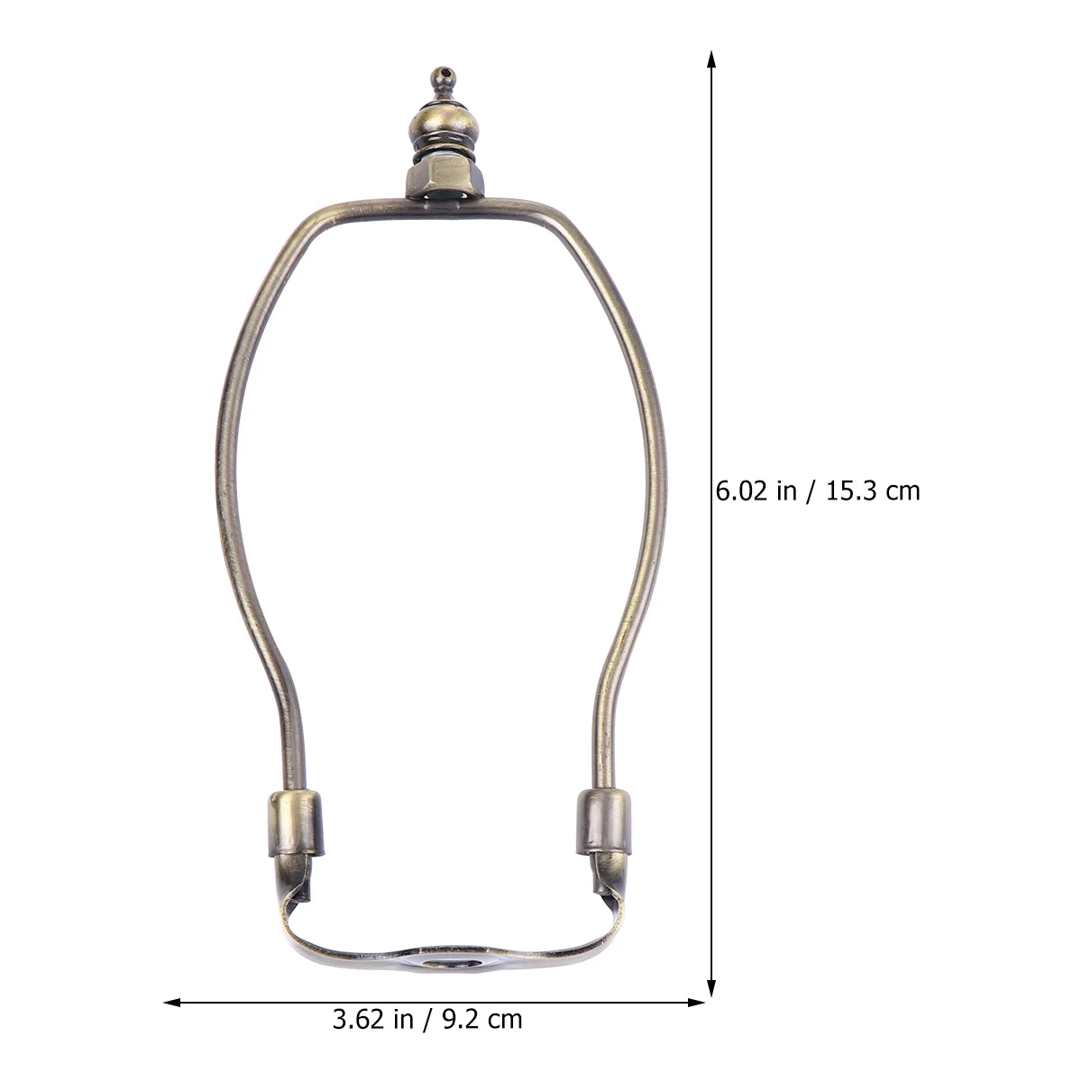 6 قطعة 6 قطعة غطاء مصباح حامل ظلال الطاولة أصحاب تركيب دعم إطار عاكس الضوء الذهبي ل