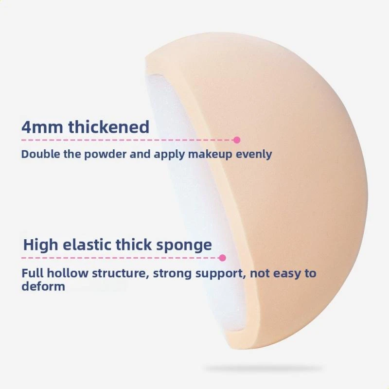 Droog Nat Gebruik Verbrede Linten Poederdons Set Denim Luchtkussen Poederdons Niet Poederabsorberende Duimspons Make-up Spons Set