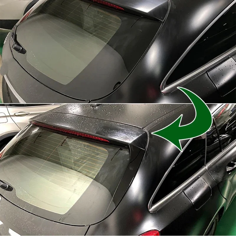 Rear Window Side Spoiler Rear Canards SplitterFit For Mercedes-Benz CLS-Class 63 C218 X218 Shooting Brake 2011-2018  ABS