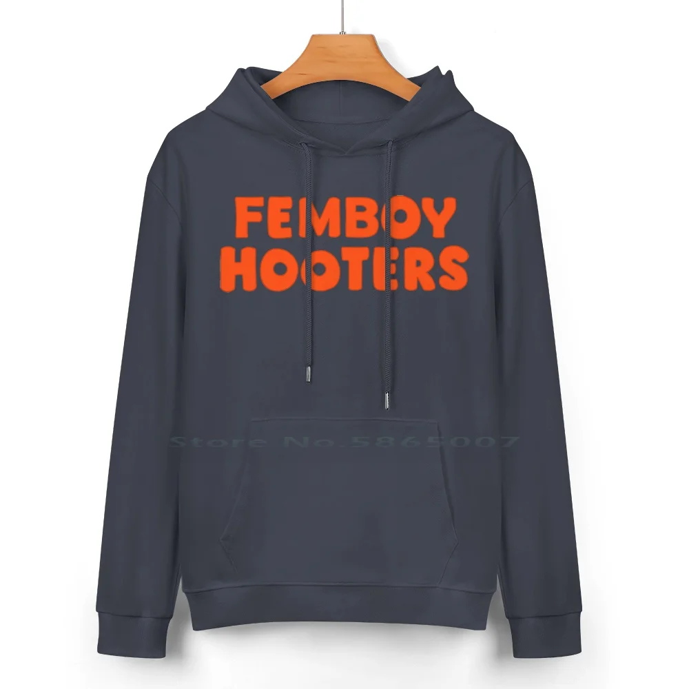 Femboy Hooters Cotton Hoodie Sweater 24 Colors Cosplay Crossplay Crossdressing Crossdressers Femboy Hooters Uniform Outback