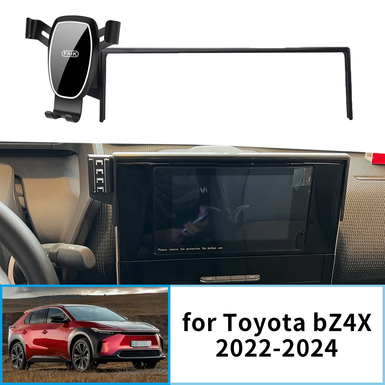 

for Toyota bZ4X 2022 2023 2024 GPS Bracket Navigation Stand Auto Accessories