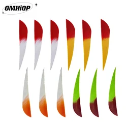 50Pcs 3Inch Archery Fletches Water Drop Arrow Fletching Natural Turkey Feathers Traditional Arrow Archry DIY Accessories