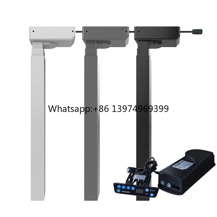Standing Desk Frame Electrical Adjustable Table Legs Double Motor 800N Electric Lifting Column