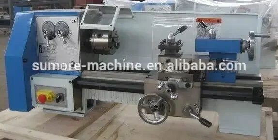 SUMORE Variable Speed Bench Lathe 450/700mm Center Distance Small Metal Lathe SP2124-II Tornos