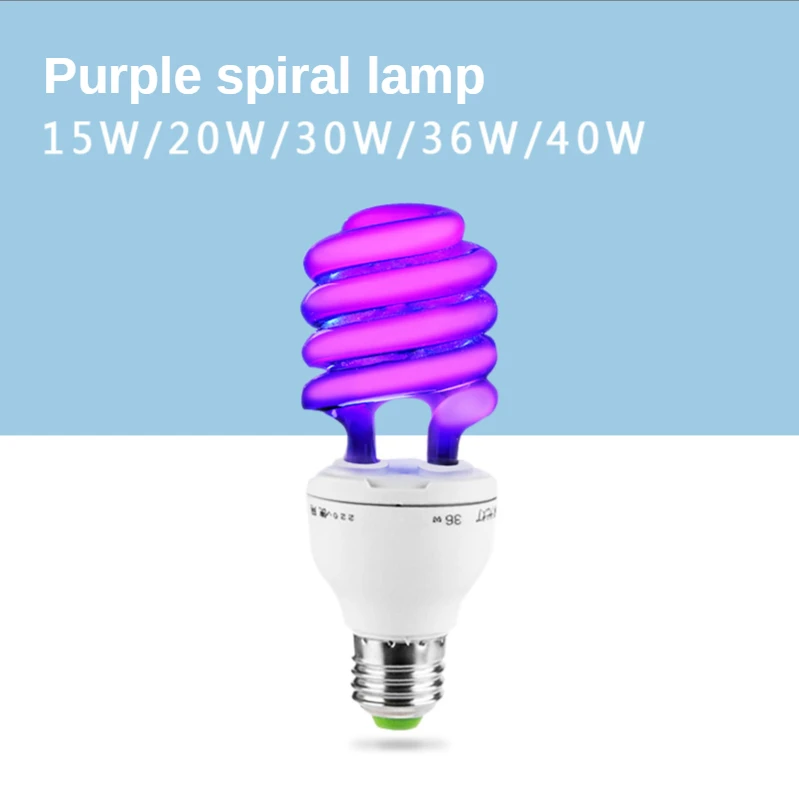 Ультрафиолетовая бактерицидная лампа E27, 220 В, 15/20/30/36/40 Вт