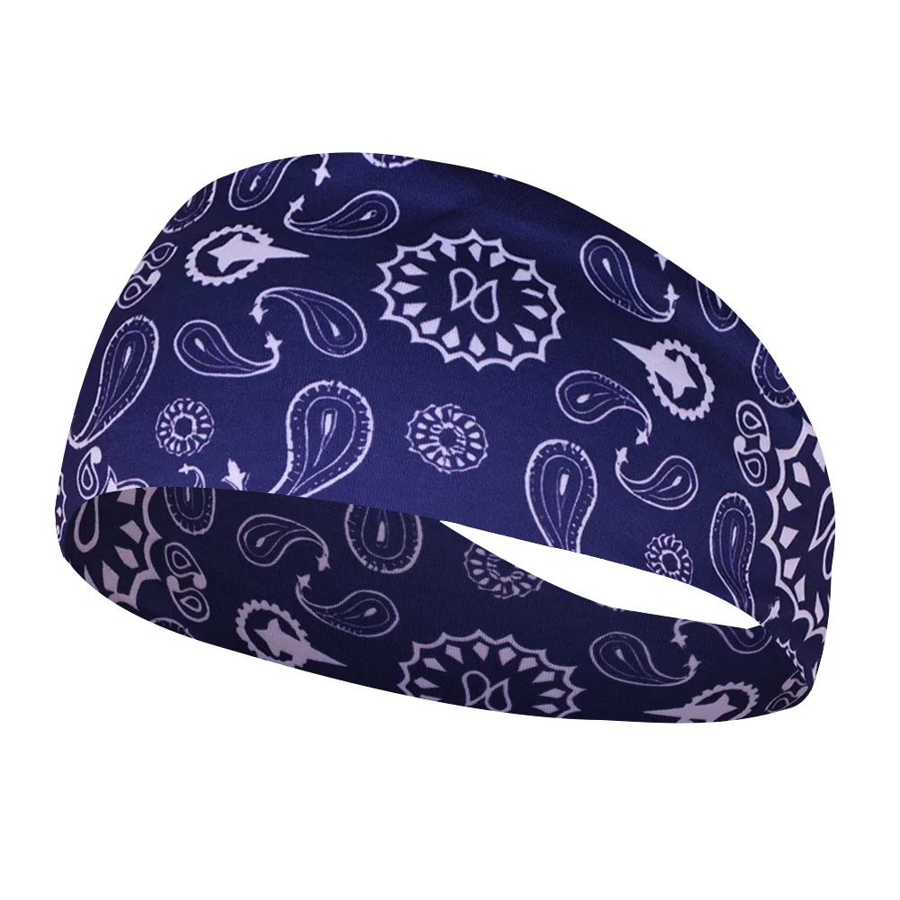 Sports Hair Bands Elastic Yoga Hairbands Absorbing Sweat Headband Women Men Running Fitness Turban Outdoor Gym Head Wrap Bandana