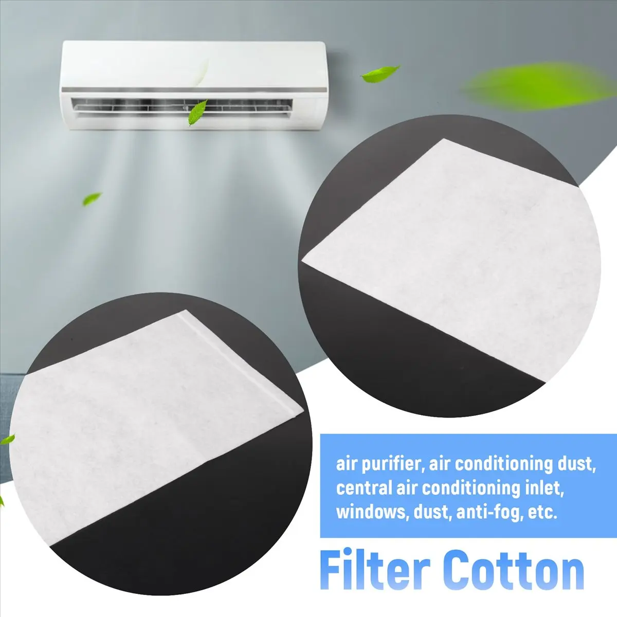 

5Pcs Electrostatic Filter Cotton Hepa Filtering Net Soot For Xiaomi Air Purifier Vacuum Cleaner Part