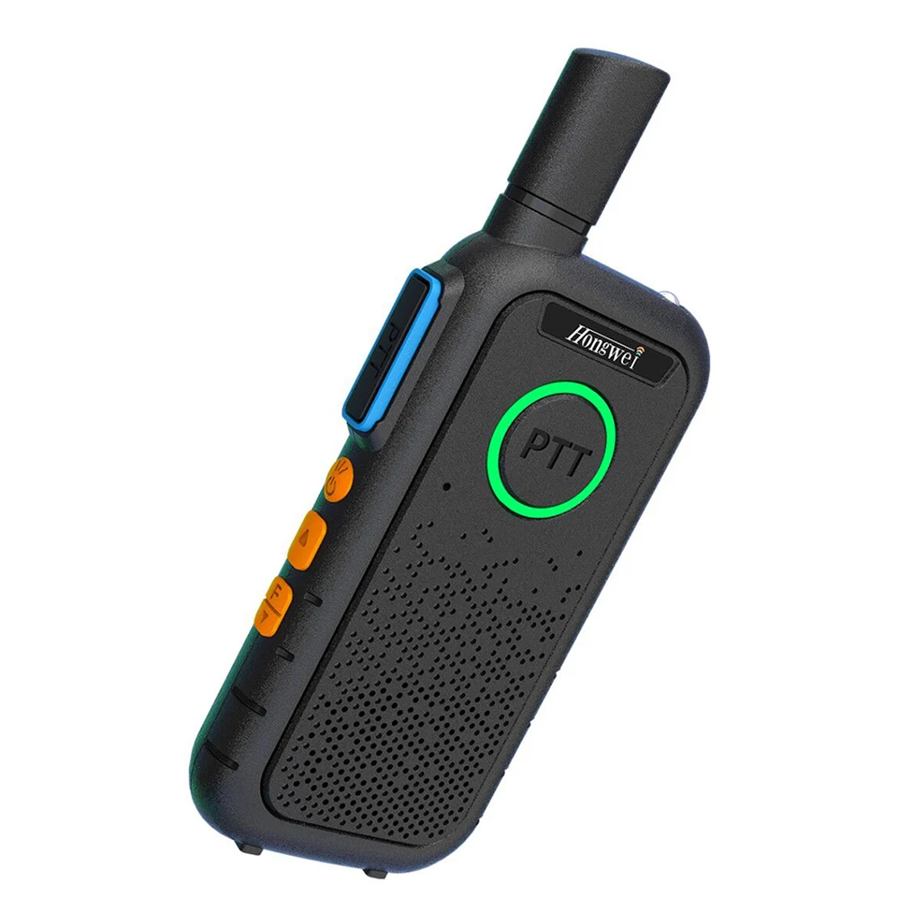 Mini Walkie Talkie Hongwei M1S 5W Dual PTT 17mm sottili radio portatili a due vie per affari/Hotel/parrucchiere/salone di bellezza/KTV/Club