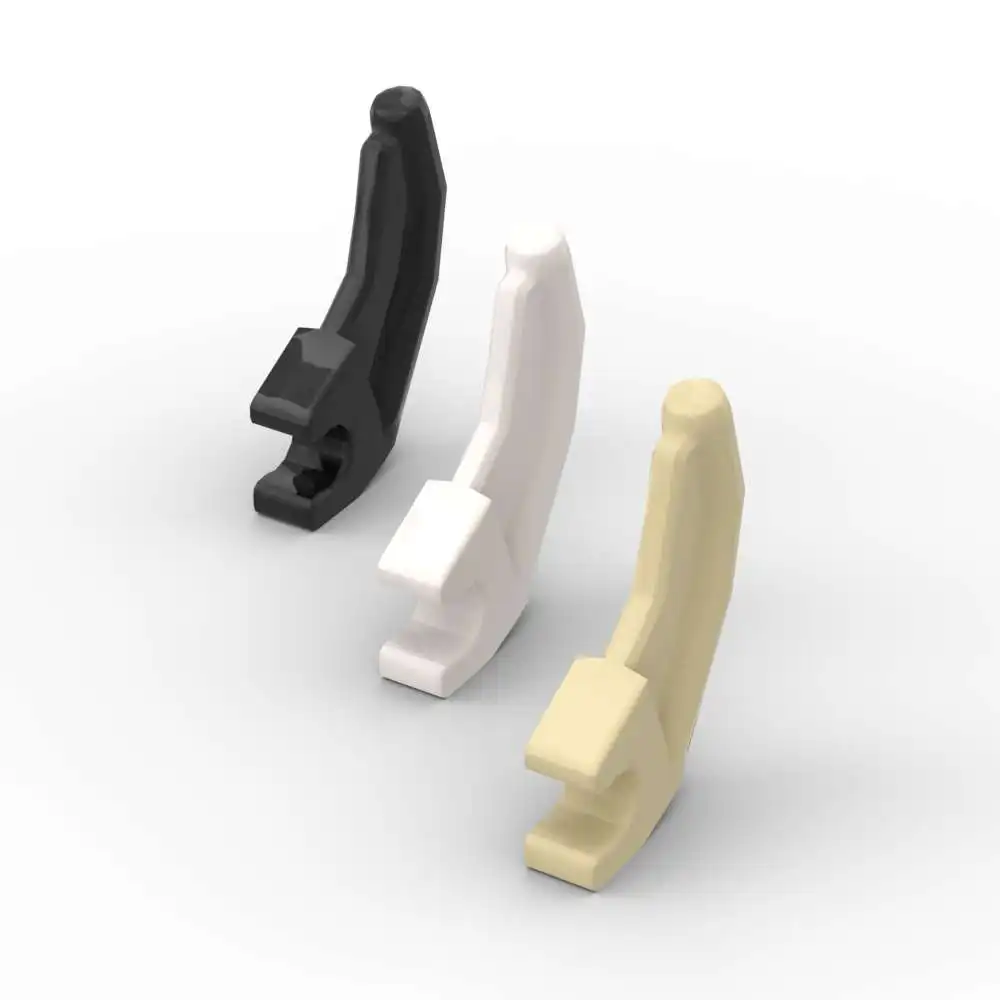 MOC 10 pièces 3171 Dents avec clip griffe, ensemble de blocs de construction, corps d'animal, barbe, brique adaptative inclinée, jouets pour adultes, garçons, cadeaux pour les jours spéciaux