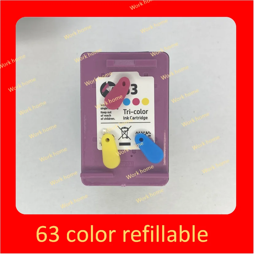 HP Original 63 Ink Cartridge Compatible For HP63 Deskjet 1110 2130 2132 3630 3632 Officejet 3830 4650 4652 5220 5232