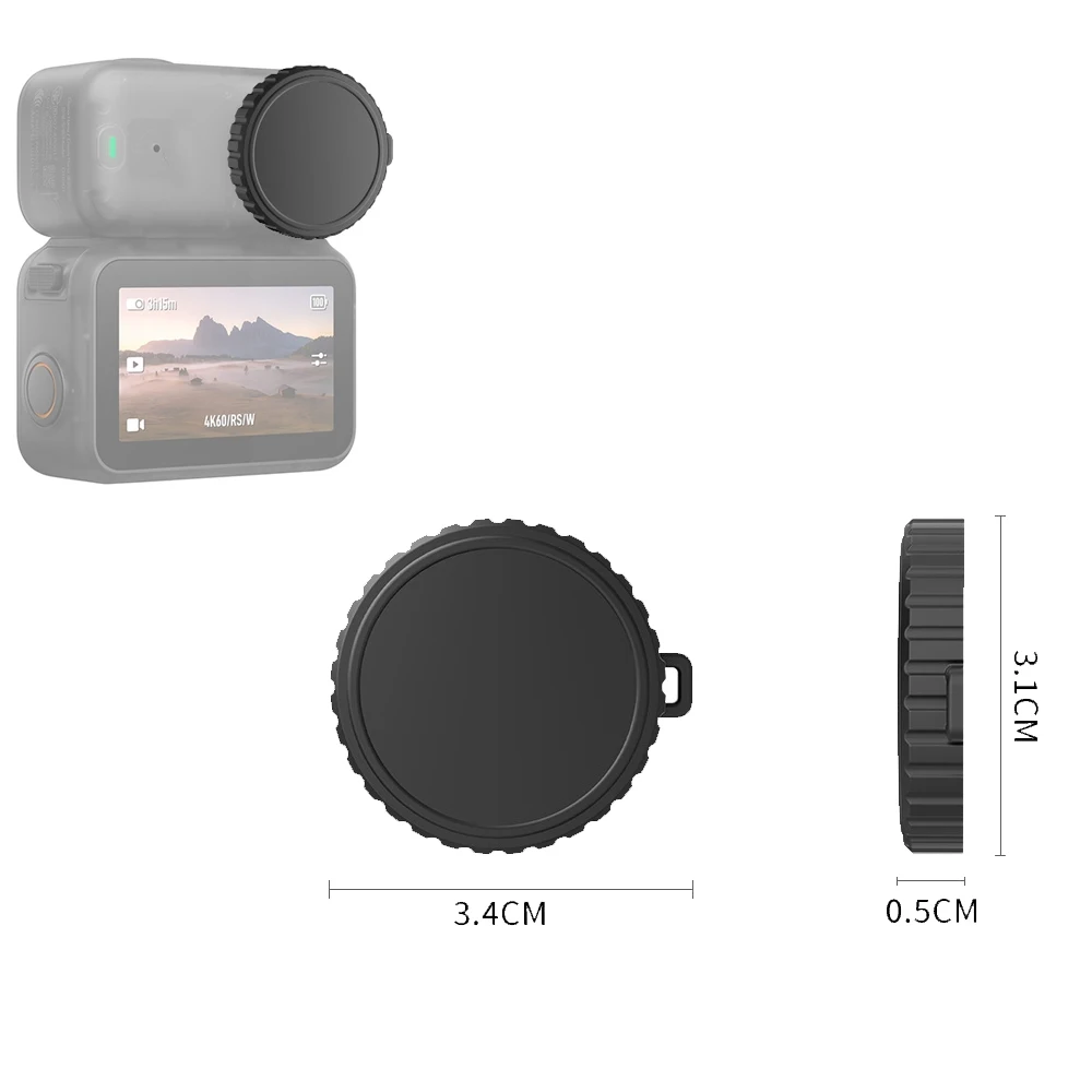 

Silicone Lens Cap for DJI Osmo Nano, Camera Lens Protective Cover Dustproof Camera Lens Protective Cover for Nano Accessories