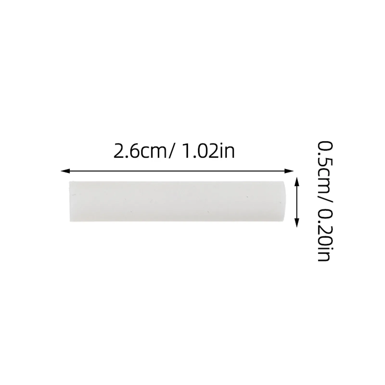 90Pcs Electric Eraser Refills Soft Rubber 5x25mm Replacement for Art Drawing Sketching Drafting School Supplies Precision view 6