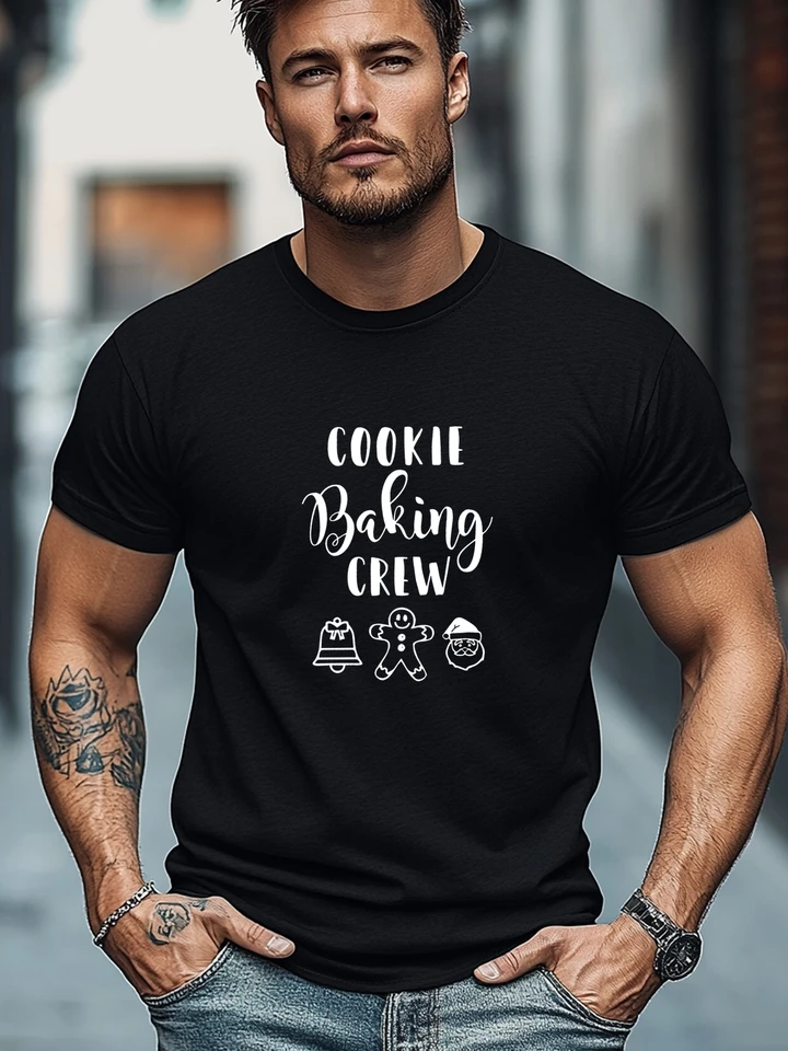 Funny Cookie Baking Crew T-Shirt for Men