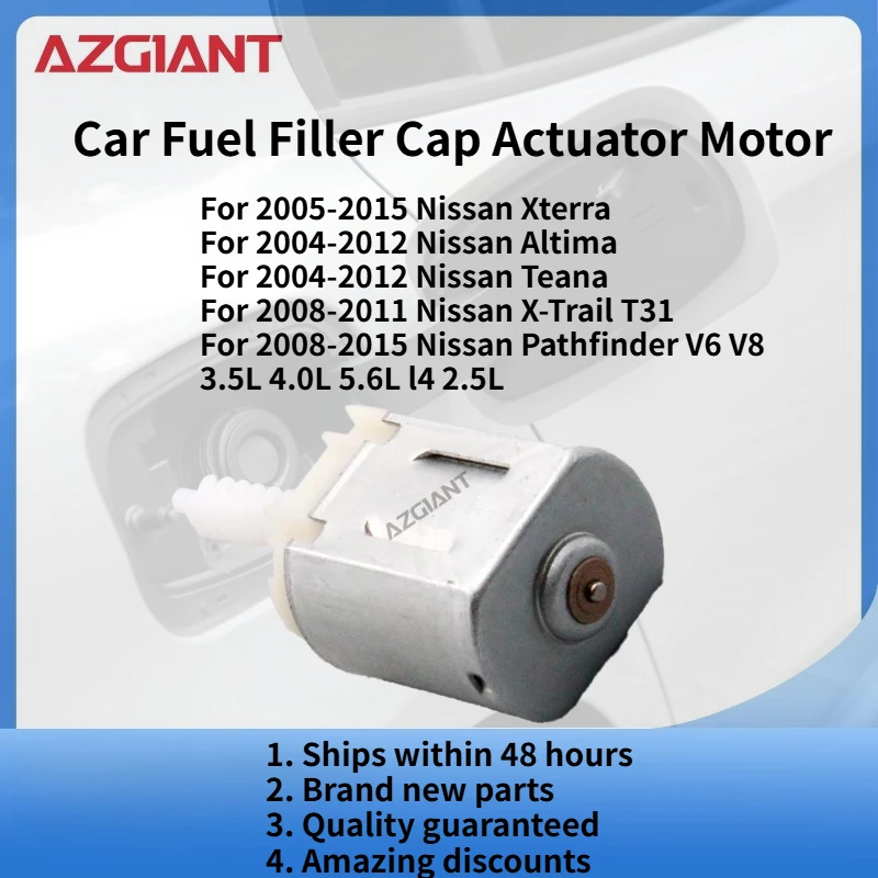 

For 2008-2015 Nissan Pathfinder V6 V8 3.5L 4.0L 5.6L l4 2.5L Car Fuel Filler Flap Open Lock Release Actuator Core Motor New