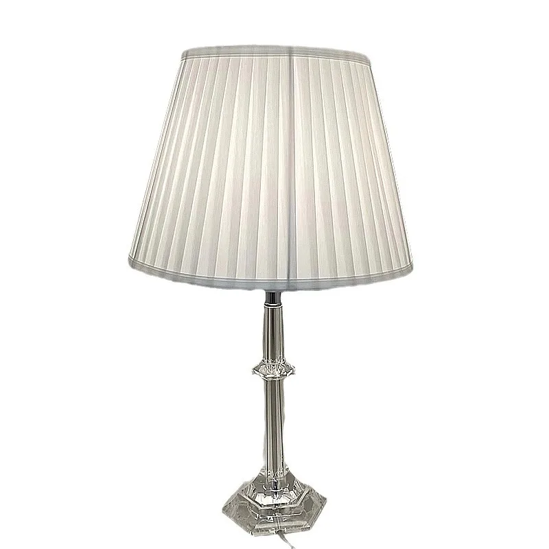 

Nordic crystal table lamp, bedside study bedroom, living room atmosphere modern simple floor lamp