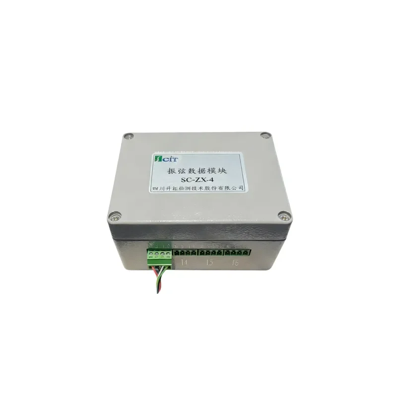 SC-ZX-4 4-Channel Vibrating Wire Data Acquisition Module Frequency Temperature Reader MODBUS RS485 1 Year IP56 Protection