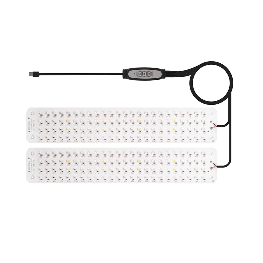 1 pçs novo 5v usb led planta crescimento luz mudas luz em vaso tempo de escurecimento inteligente espectro completo